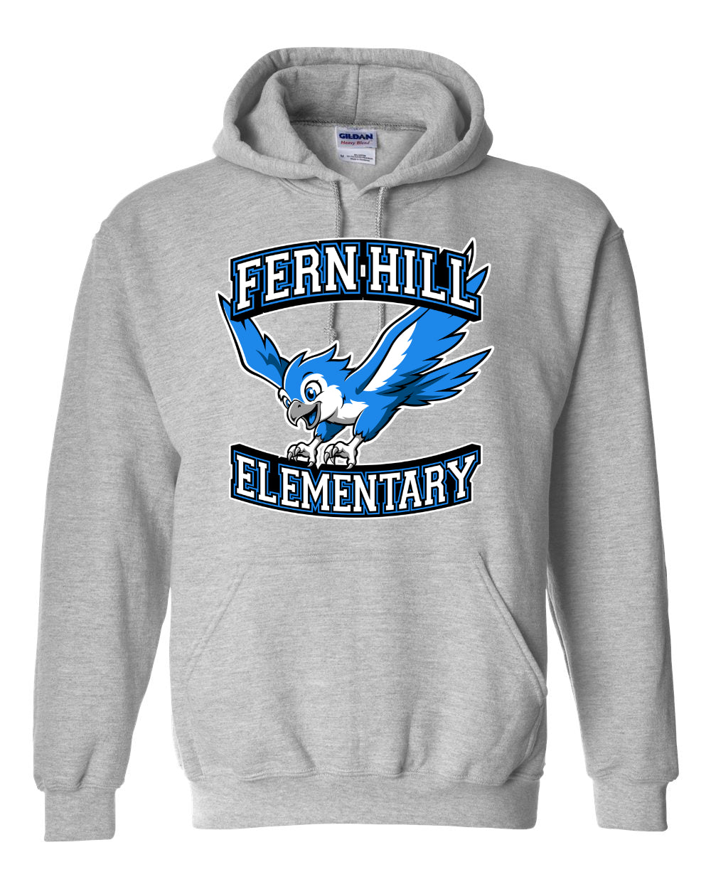 FERN HILL GRAY HOODIE ADULTS
