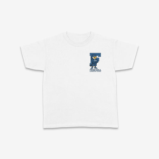 FERN HILL FALCON WHITE TEE YOUTH